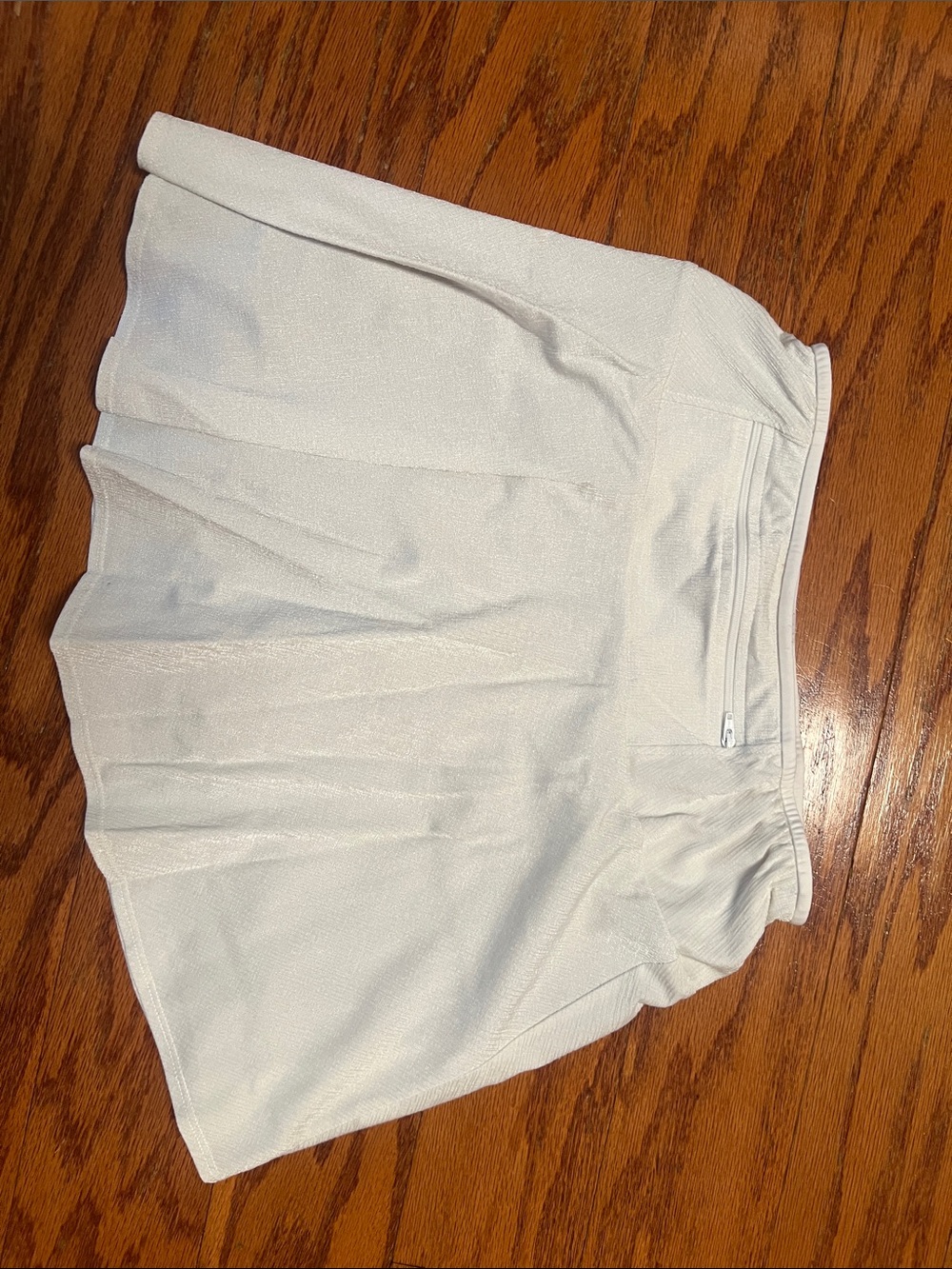 Lightweight White Women’s Skort Shorts - Classic Active Fit
